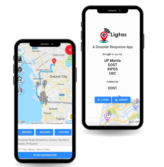 E-LIGTAS: A Disaster Response Application